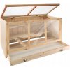 tectake 403230 klietka pro hlodavce 95 x 50 x 50 cm - hnědá