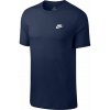 Pánske tričko Nike, SPORTSWEAR CLUB tmavo modrá,biela, XXL