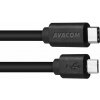 Avacom DCUS-TPMI-P10K datový a nabíjecí USB Type-C Micro USB, 100cm, černý