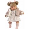 Llorens 42282 ALEXANDRA - realistická bábika so zvukmi a mäkkým látkovým telom - 42 cm