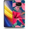 Picasee silikónový čierny obal pre Xiaomi Poco X3 Pro - Hibiscus