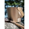 Saunové vědro RENTO CHAMPAGNE, 5 l, 23 x 23 cm,