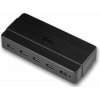 i-tec USB HUB Charging/ 7 portů/ 2 nabíjecí port/ USB 3.0/ napájecí adaptér/ černý U3HUB742