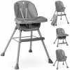 Kŕmna stolička Nukido Tilo sivá