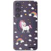 Picasee silikónový prehľadný obal pre Samsung Galaxy S24+ S926B 5G - Unicorn hviezdne nebo