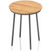 KETTLER TRIBE stolík Ø 40 cm - antracit/teak
