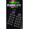 KORDA Zarážka Floss Caps Clear (transparentné) 20ks