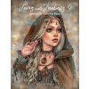 Antistresové omaľovánky Fairy and Fantasy 4 grayscale colouring book Christine Karron