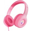 TRUST sluchátka Nouna Kids Headphones, Růžová