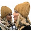 Fashionweek Módna dámska čiapka BEANIE ZIZI-N1 Farba: krémová, Veľkosť: Universal
