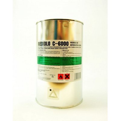 Riedidlo C-6000 - nitrocelulózové (acetónové) riedidlo 1l od 3,2 € -  Heureka.sk