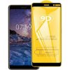 Celoplošná ochrana obrazovky Nokia 7 Plus odolná proti poškriabaniu a nárazom s rámom z tvrdeného skla, s utierkami