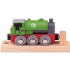 Bigjigs Rail Dřevěná lokomotiva GWR zelená