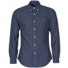 Polo Ralph Lauren Košele s dlhým rukávom CHEMISE CINTREE SLIM FIT EN OXFORD LEGER TYPE CHINO COL BOUTONNE Námornícka modrá