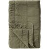 Ib Laursen Prešívaný prehoz Vintage Eucalyptus Green 130 × 180 cm