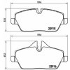 BREMBO Sada brzdových doštičiek P 06 034