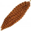 Brazilian brčky kučeravé Crochet Braids hnedé #30: 50cm 90g