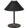 | Halo Design 800803 - stmievateľná nabíjateľná LED stolná lampa HYGGE LED/3W/4000 mAh IP54 čierna | 800803
