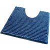 ROUTNER Kúpeľňová predložka PESCINA Modrá 10610 - Modrá / 50 x 50 cm WC s výkrojom 10610