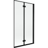 Mexen Mist sprchová zástena 2-krídlová pravá 100 x 150 cm, čierny rám, čierna - 8A9-100-002-70-70-P
