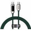 Kábel USB-C na displej USB-C Baseus, Power Delivery, 100 W, 1 m (zelený)