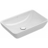 VILLEROY & BOCH - Venticello Umývadlo na dosku, 55x36 cm, s prepadom, bez otvoru na batériu, CeramicPlus, alpská biela 411355R1