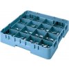 Cambro Kôš Camrack 16 pozícií, výška pohára 23,8 cm - Tyrkysová| TOM, R-16S900-414