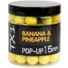 Shimano Plávajúce Boilie TX1 Pop Up Banana & Pineapple 80 g 15 mm Fluoro Yellow
