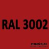 RAL 3002 akrylová auto farba lesklá alebo matná 1 liter + tužidlo + riedidlo (RAL3002 CARMINE RED originálny odtieň akrylovej farby s lakom ( ČSN320 ))