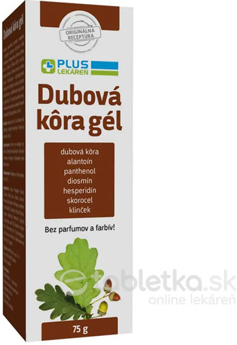 Medpharma dubová kôra gél 75 g