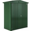 Biohort Europa 1 plechový záhradný domček 84 x 172 cm, tmavozelený, NOVINKA