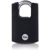 Yale Zámok Y121B/40/125/1, High Security, visiaci, čierny, 46 mm, 3 kľúče