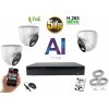 Monitorrs Security AI IP 3 kamerový set 5 Mpix WDome (6370K3) (Monitorrs Security)