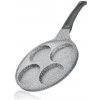 BANQUET Panvica na 4 lievance GRANITE Grey 26 cm