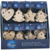 MagicHome Vianoce Ozdoba MagicHome XO206X, 3 druhy, Sellbox 96 ks
