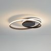 Lindby stropné LED svetlo Youna, čierne, hliník, 39 cm, stmievateľné - 9626635