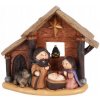 VIANOČNÝ BETLEHEM MALÁ VIANOČNÁ DEKORAČNÁ SCÉNKA 16X14,8 CM
