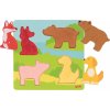 Goki hmatové puzzle Zvieratká