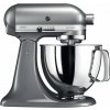 KitchenAid Artisan 5KSM125ECU Kuchyňský robot - 10 rychlostí, planetární systém, celokovová konstrukce, stříbrná (5KSM125ECU)