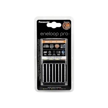 Panasonic Eneloop Smart-Quick Charger + 4x AA 2500mAh K-KJ55HCD40E