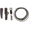 Anaconda Quick Change Safety Lead Clip Kit 5ks Hnedá