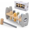 Viga Toys VIGA PolarB Drevená dierovačka s kladivom Penguin Montessori