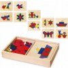 Viga Toys geometrická mozaika Dienesa puzzle Montessori 148 el