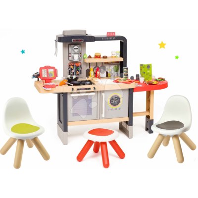 Smoby Set reštaurácia s elektronickou kuchynkou Chef Corner Restaurant s dvoma stoličkami KidChair