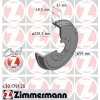 Brzdový bubon ZIMMERMANN 430.1791.20