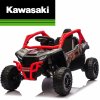 JOKO Elektrické autíčko Buggy Kawasaki TERYX KRX1000 4x4, penové kolesá, kožené sedadlo, červené