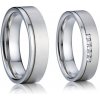 Steel Wedding Snubné prstene chirurgická ocel SSPL014 veľkosť: 70