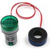 TinyControl, Voltmeter, Ampermeter, LED, 20–380V/100A, zelený