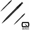 Hroty na šípky Harrows Quick Point Micro Grip čierne 26mm 3ks