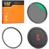 K&F Concept Magnetický šedý neutrálny filter NANO-X ND8 K&F - green coated (52 - 82 mm) Priemer: 72 mm